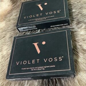Lot of‎ 2 VIOLET Voss • mini eyeshadow palette. New in box